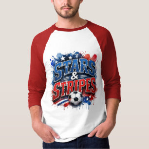 Stars and Stripes - US Soccer Culture T-Shirt