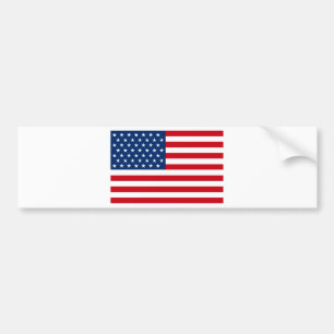 Stars and Stripes USA Bumper Sticker