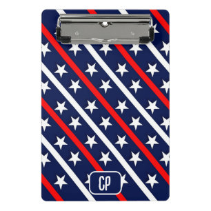 Stars And Stripes  USA Flag Custom Mini Clipboard