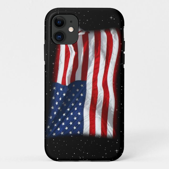 Stars and Stripes USA Patriotic American Flag Case-Mate iPhone Case (Back)
