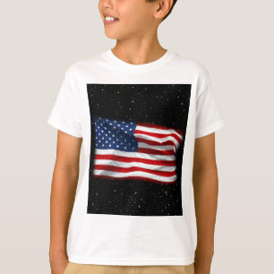 Stars and Stripes USA Patriotic American Flag T-Shirt