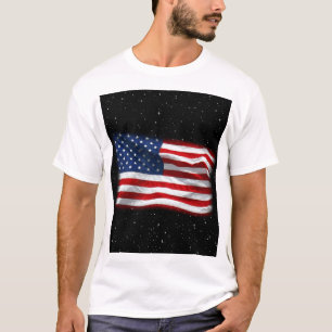 Stars and Stripes USA Patriotic American Flag T-Shirt
