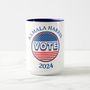 Stars and Stripes Vote USA - Election Mug