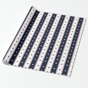 Stars and Stripes Wrapping Paper