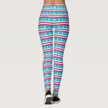 Stars and Strips pattern legging