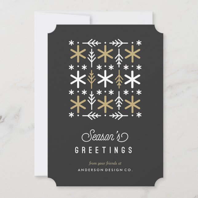 Stars and Twigs Corporate Holiday Invitation (Front)