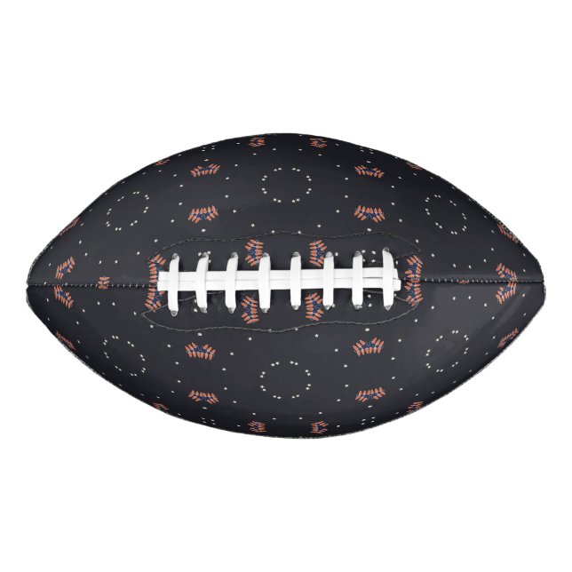 Stars And Unique Spaceship Pattern Football (Front)