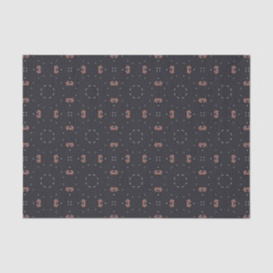 Stars And Unique Spaceship Pattern Tissue Paper