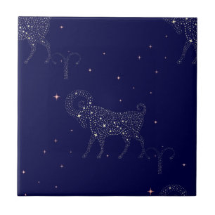stars aries ceramic tile