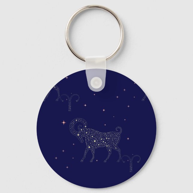 stars aries key ring (Front)