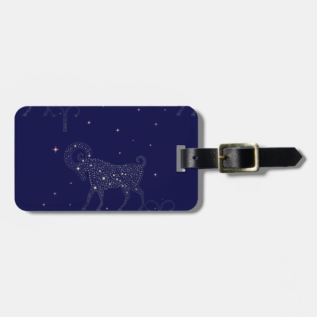 stars aries luggage tag (Front Horizontal)