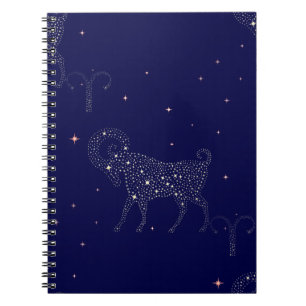 stars aries notebook