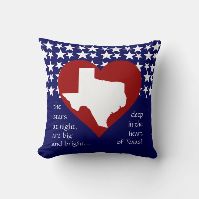 Stars at night....Deep in the Heart of Texas! Cushion (Front)