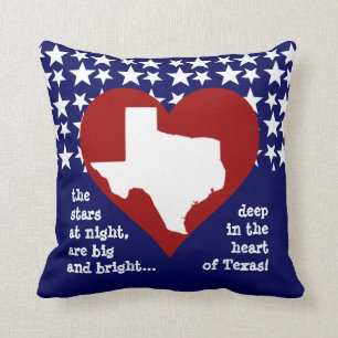 Stars at night....Deep in the Heart of Texas! Cushion