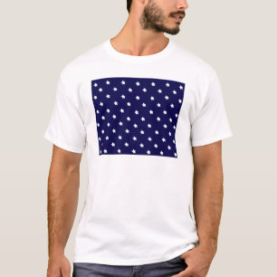 Stars Blue White The MUSEUM Zazzle Gifts T-Shirt