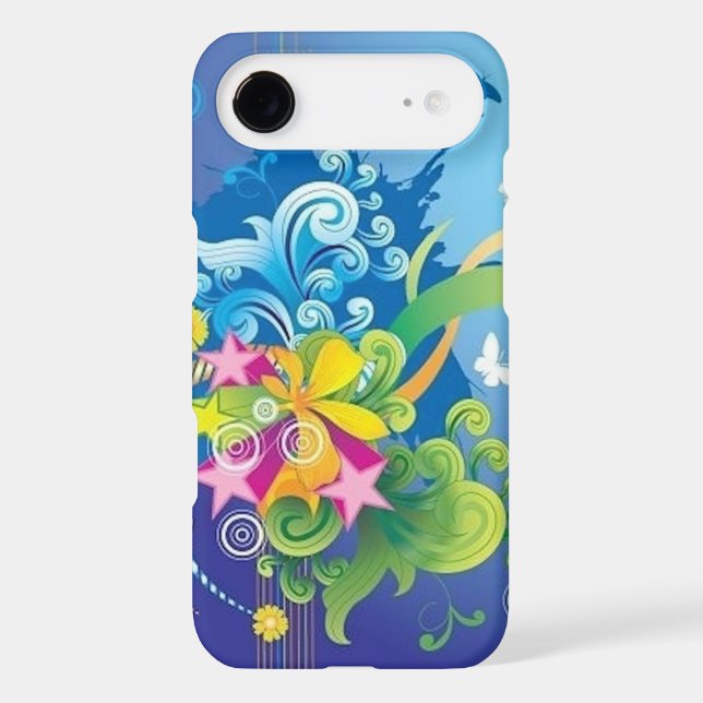 Stars & Butterflies iPhone 4 TOUGH Case (Back)