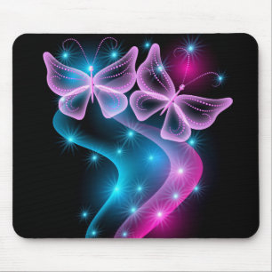 Stars & Butterflies Mouse Pad