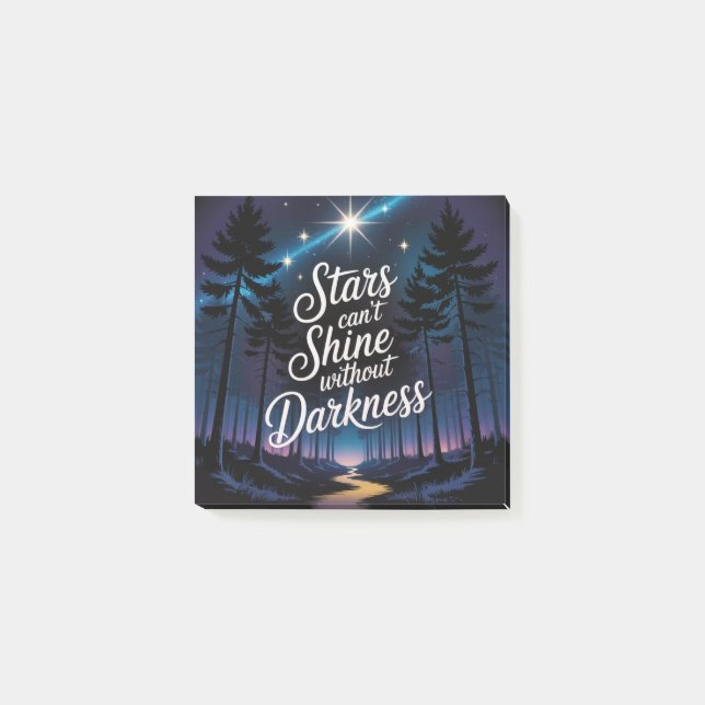 Stars Can't Shine Without Darkness Post-it Notes (Front)