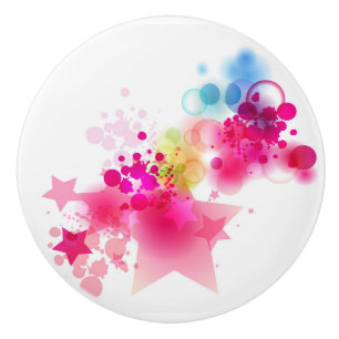 Stars Ceramic Cabinet Knob