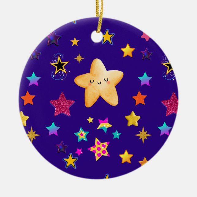STARS CERAMIC ORNAMENT (Front)