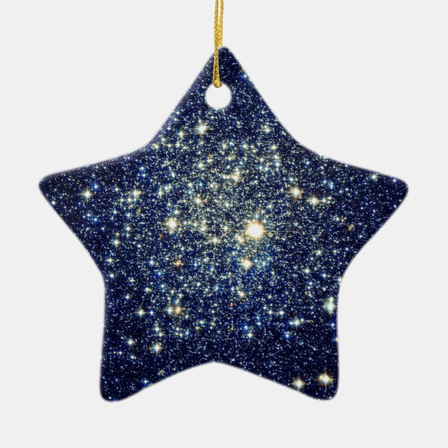 Stars Ceramic Tree Decoration (Front)
