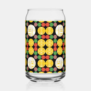 Stars Circles Can Glass