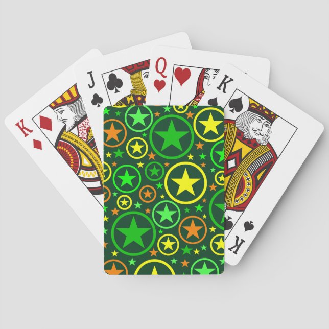 STARS & CIRCLES playing cards (Back)
