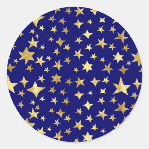 Stars Classic Round Sticker
