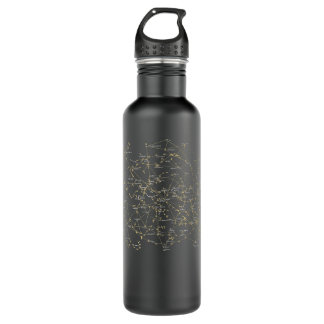 Stars Constellations Astronomy Cosmos Galaxy 710 Ml Water Bottle