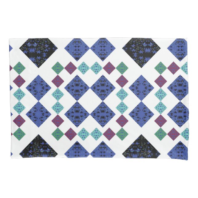 Stars Diamonds Pillowcase (Front)