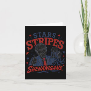 Stars Es And Shenanigans George W Bush Funny Card