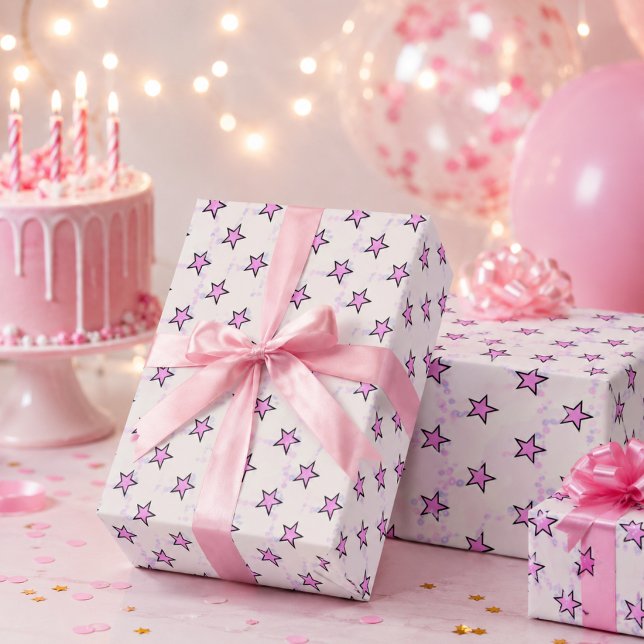 Stars everywhere  wrapping paper (Creator Uploaded)