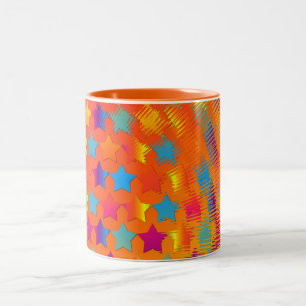 Stars Exploded-Two Tone COFFEE MUG