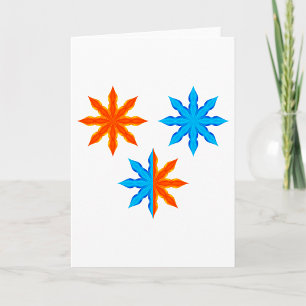 Stars Fire Water Greeting Cards