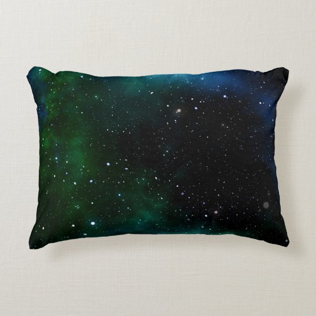 Stars Galaxy Gradient Decorative Cushion (Front)