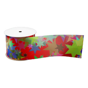 stars galore ribbon satin ribbon