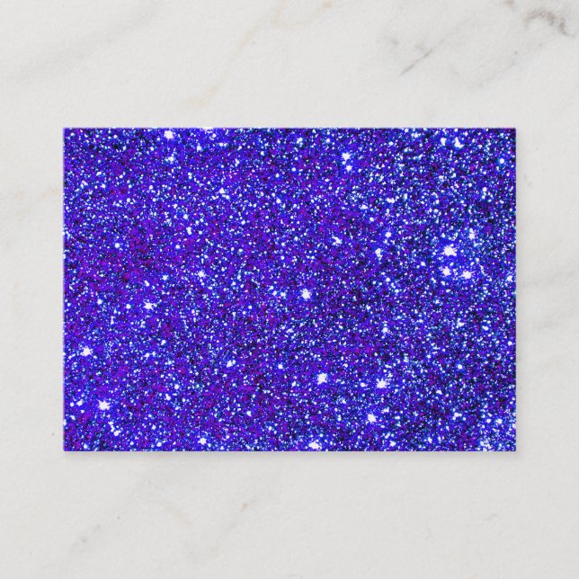 Stars Glitter Sparkle Universe Infinite Sparkly Business Card (Front)