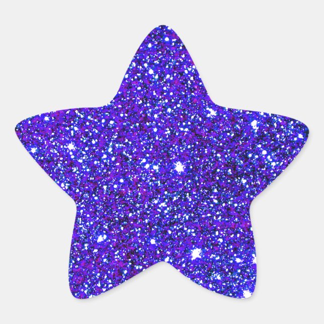 Stars Glitter Sparkle Universe Infinite Sparkly Star Sticker (Front)