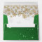 Stars Green Christmas A7 Envelopes