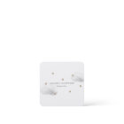 Stars & Grey Clouds Simple White Business Card