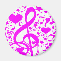 Stars,Hearts and The music notes-Pink_
