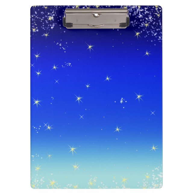 stars in blue clipboard (Front)