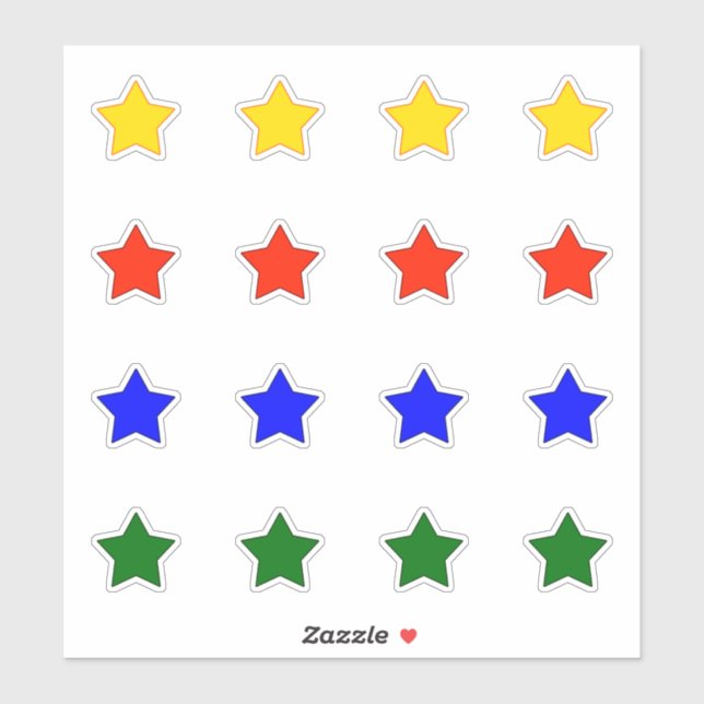 Stars in Four Colors (Sheet)
