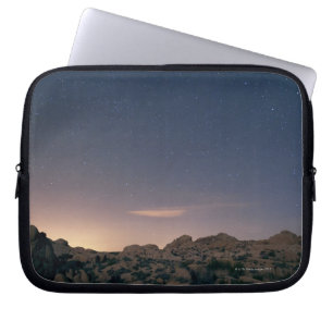 Stars in sky over desert 4 laptop sleeve