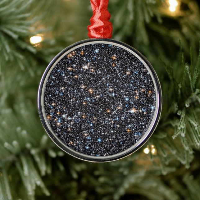 Stars In The Milky Way's Galactic Bulge. Metal Ornament (Tree)