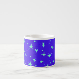 Stars in the night sky. espresso cup