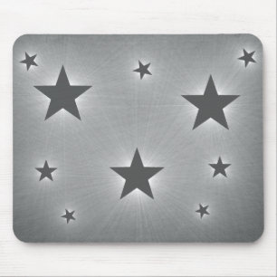 Stars in the Night Sky Mousepad, Dark Grey Mouse Pad
