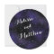Stars in the Night Sky Round Wedding Invitation