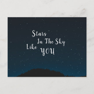 stars In The Sky like You Postcard