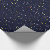 stars in the sky night wrapping paper (Corner)